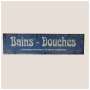 plaque salle de bain bleue retro anticline