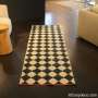  Tapis Pappelina blanc et noir 