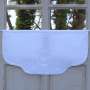 Cantonniere Lin Blanc Deco de Charme