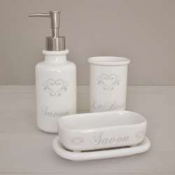 set de salle de bain Coeur Antic-Line