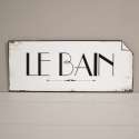 Plaque Le Bain Vintage