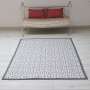 Tapis Carreaux de Ciment Gris blanc