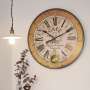 Grande Horloge avec balancier Vintage