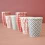 6 Tasses café Comptoir de Famille Lison