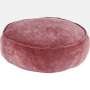 Pouf Coussin de Sol velours vieux rose Cosy Athezza