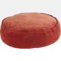 Pouf Coussin de Sol velours Corail Cosy Athezza