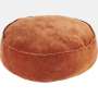 Pouf Coussin de Sol velours Orange Cosy Athezza