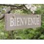 Plaque en Bois Bienvenue Athezza