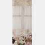 Brise-Bise Shabby-Chic Fleuri Rose Pastel