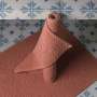 Tapis de bain Enzo Vivaraise style hammam Coloris Blush