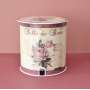 Poubelle salle de bain shabby-chic