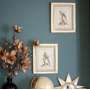 Duo de tableaux perroquets ambiance Cosy