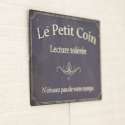 Plaque de Porte le petit coin Style Rétro