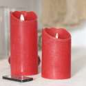 Duo de Bougies Rouges LED 