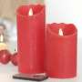 Duo de bougies LED Rouges ambiance Noël