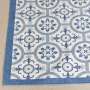 Tapis Cosy Carreaux ciment bleu Lavable en Machine 