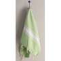 Fouta verte tissage plat