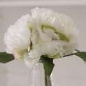 Bouquet de Pivoines Blanches Artificielles Style Shabby