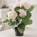 Pot Hortensias Artificiels Rose Shabby Chic