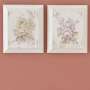 tableaux Shabby Chic décoration Rose ancienne