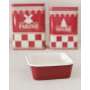 Porte savon cuisine rouge