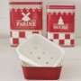 Porte savon cuisine rouge