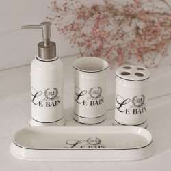 Accessoires de Salle de Bain Retro Chic