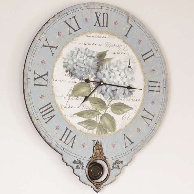 Horloge shabby-chic Murale