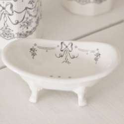 Porte Savon Baignoire Aquarelle Romantique Mathilde M