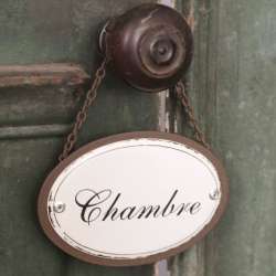 Plaque De Porte Chambre Décoration Rétro